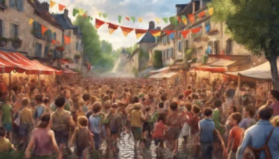 découvrez le secret d'un village uni où il ne pleut jamais à la fête d'anglars-saint-félix depuis trente ans !