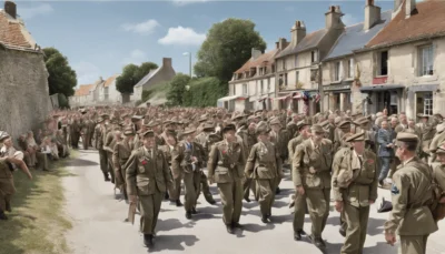d-day : découvrez quelle incroyable surprise attendait les habitants d'asnelles pour le lancement des festivités !